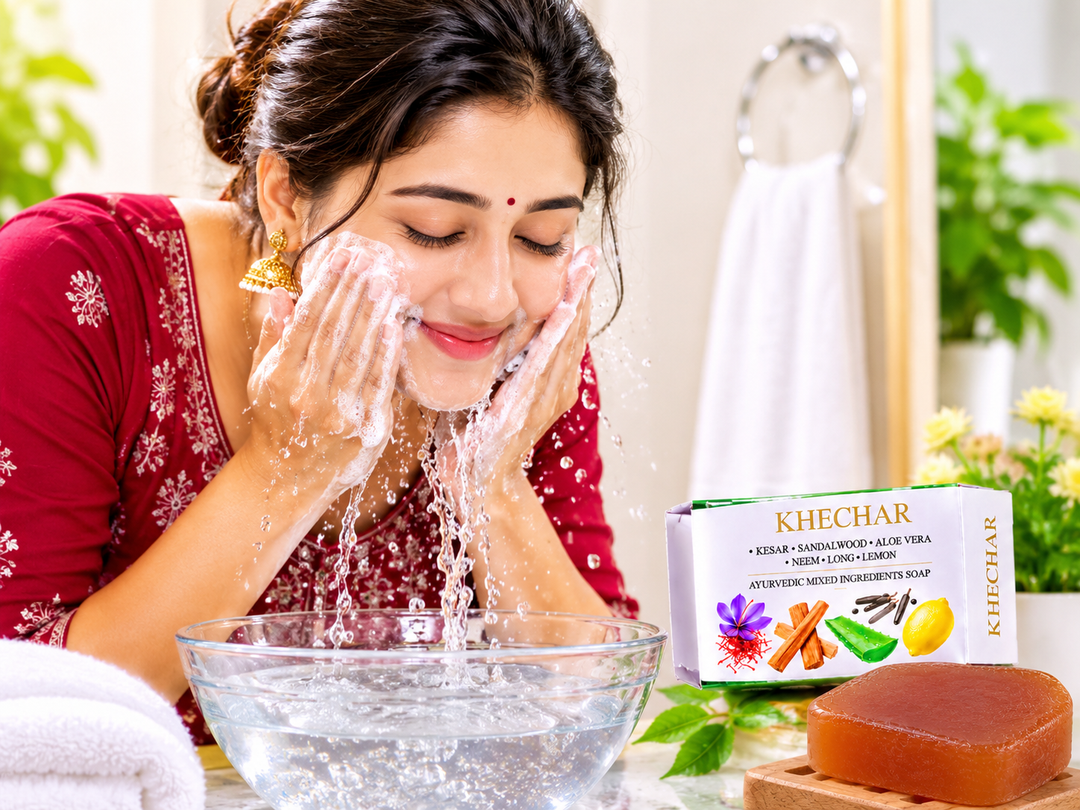 KHECHAR Ayurvedic Mixed Ingredients Soap